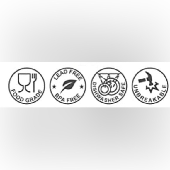 #H38 - NWTIB Set of 6 Tritan Plastic/Acrylic 18oz. Tumblers Cups, Spring Green - Picture 7 of 13